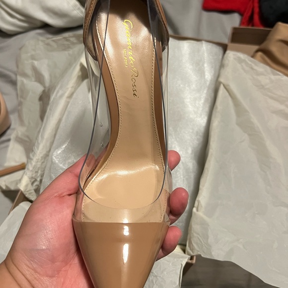 Gianvito Rossi Plexi heels size 35 nude - Picture 6 of 15